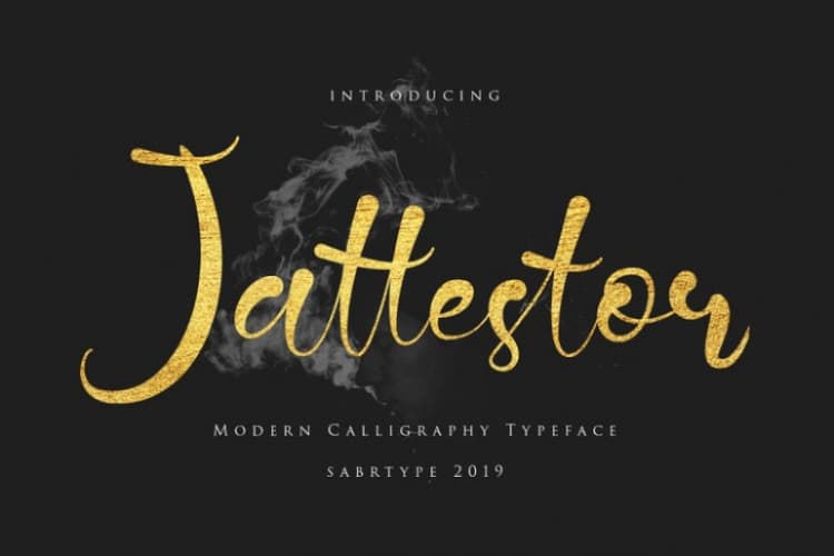 Jattestor Script Font