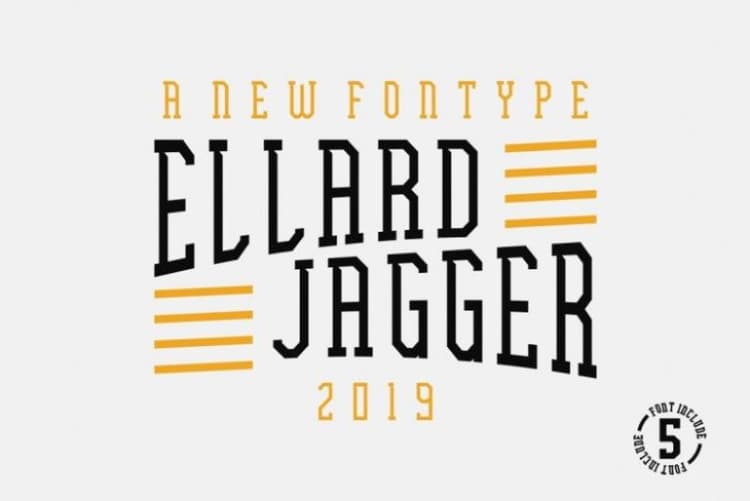 Ellard Jagger Display Font