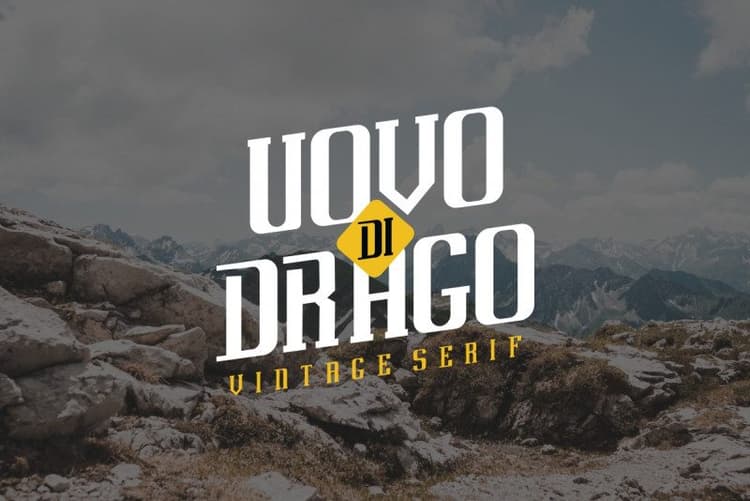 Uovo Di Drago Typeface