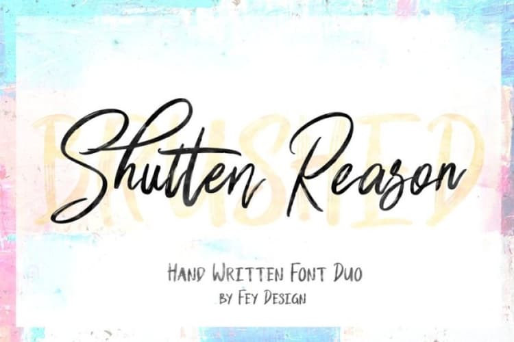 Shutten Reason Font Duo