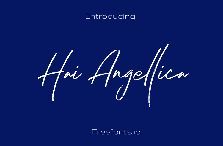 Hai Angellica Font