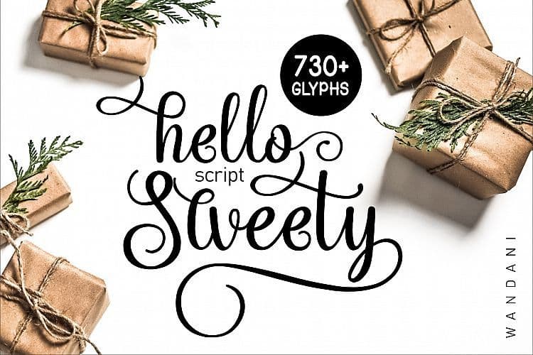 Hello Sweety Script Font