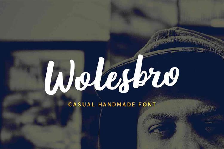 Wolesbro Brush Font