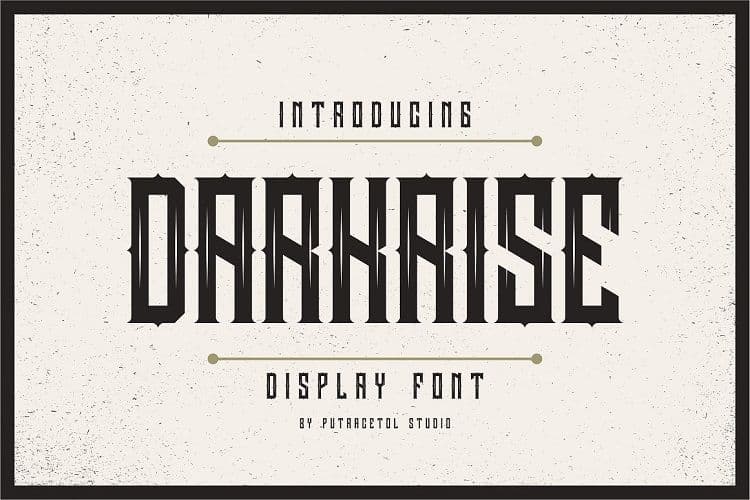 Darkrise Typeface