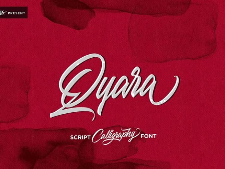 Qyara Calligraphy Font