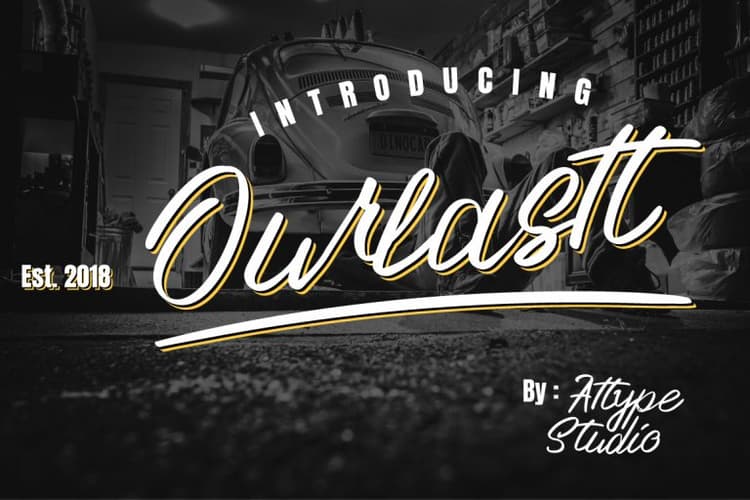 Ourlastt Script Font