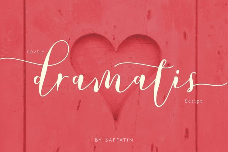 Lovely Dramatis Script Font