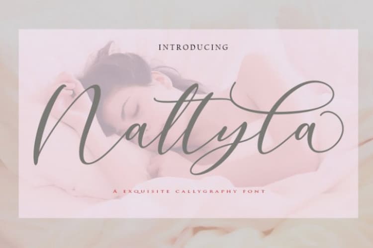 Nattyla Calligraphy Font