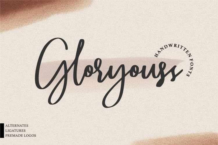 Gloryouss Script Font