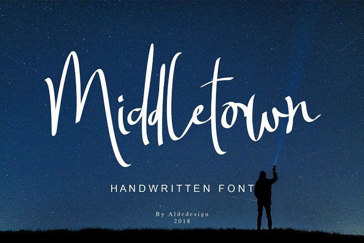 Middletown Brush Font