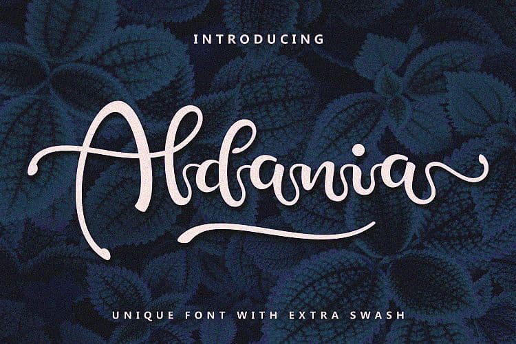 Aldania Script Font