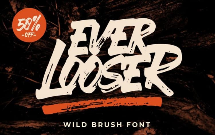 Ever Looser Brush Font