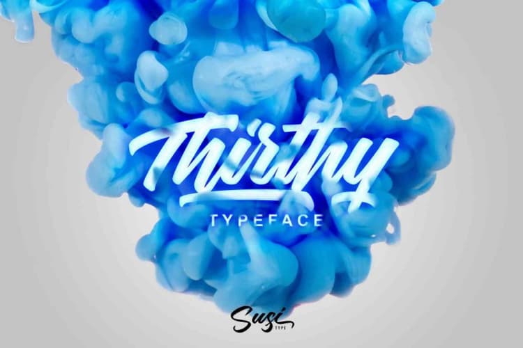 Thirthy Typeface Free