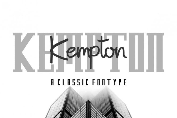 Kempton Typeface