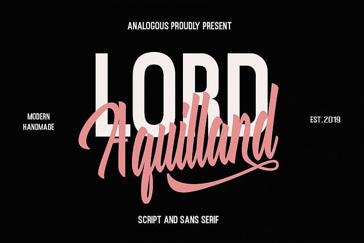 Aquilland Font Duo