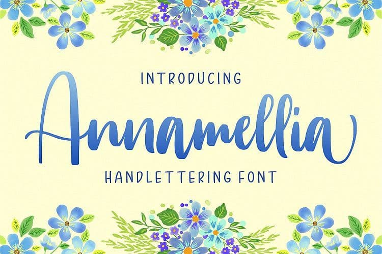 Annamellia Handlettering Font