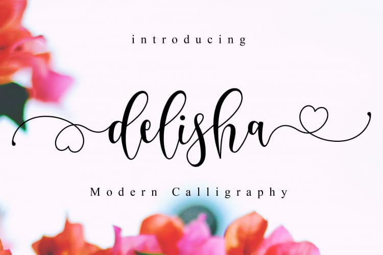 Delisha Script Font