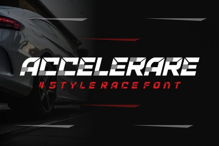 ACCELERARE Typeface