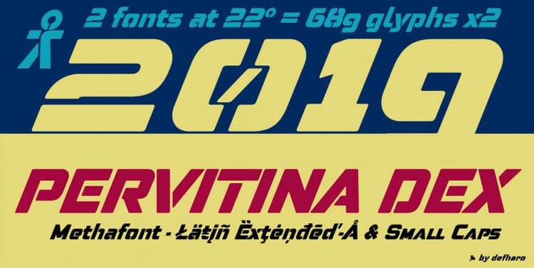 Pervitina Dex Typeface