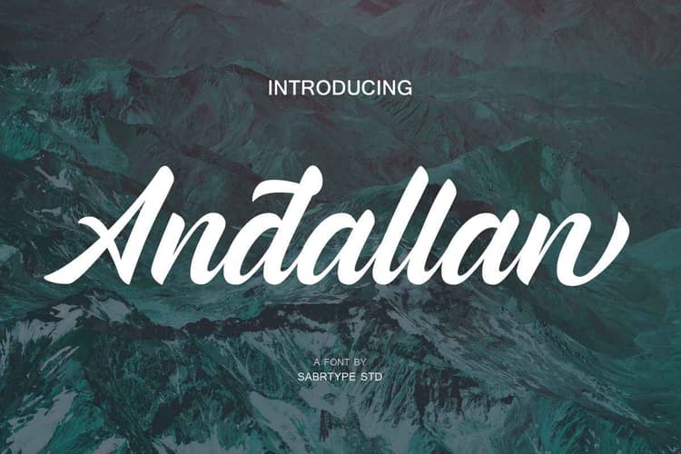 Andallan Script Font