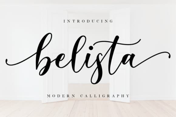 Belista Calligraphy Font