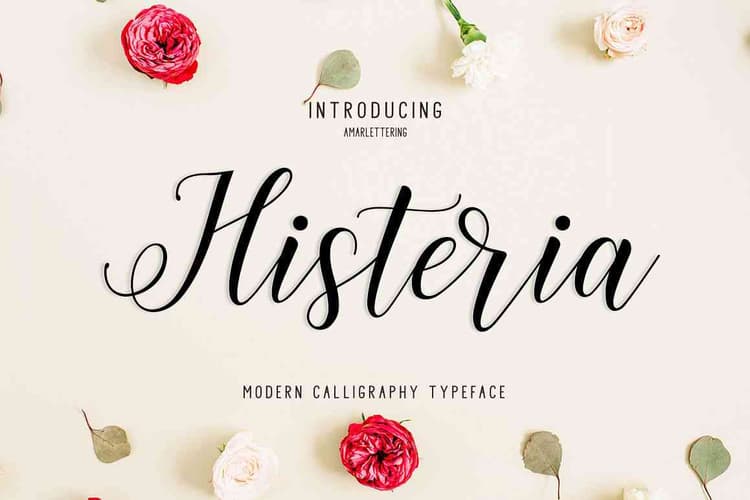Histeria Script Font