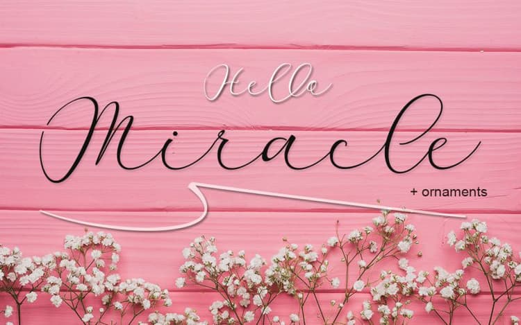 Miracle Script Font