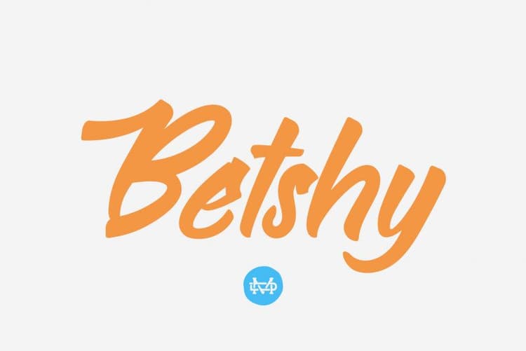 Betshy Brush Font