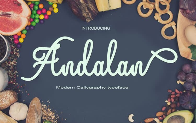 Andalan Script Font