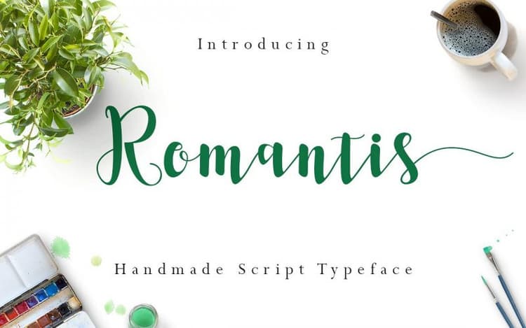 Romantis Script Font
