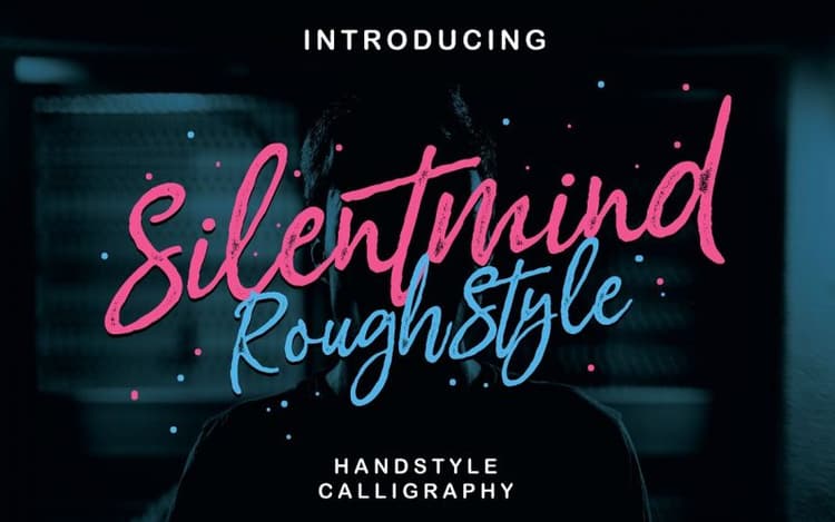 Silentmind Rough Typeface