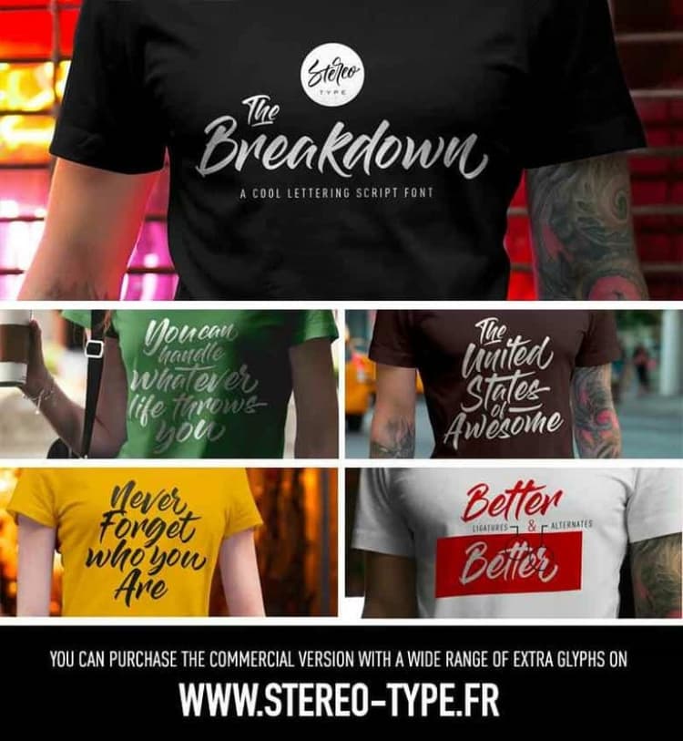 The Breakdown Font