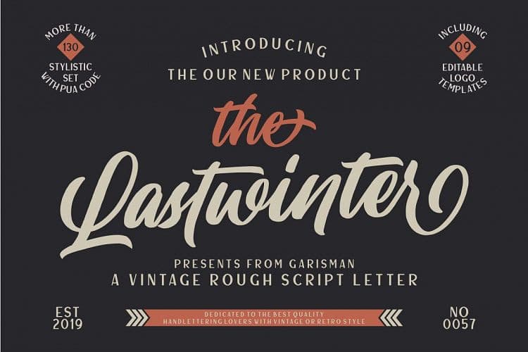 Lastwinter Script Font
