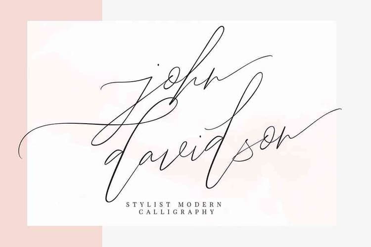 John Davidson Script Font