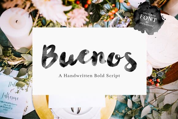 Buenos Script Font