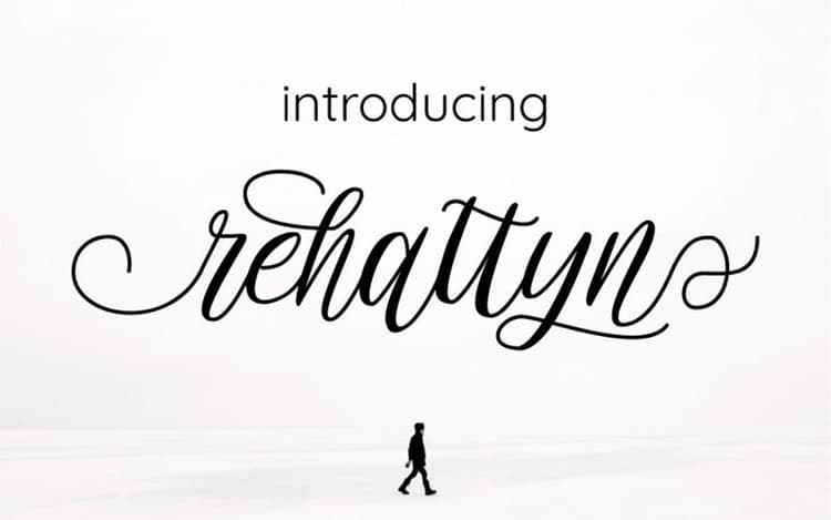 Rehattyn Calligraphy Font