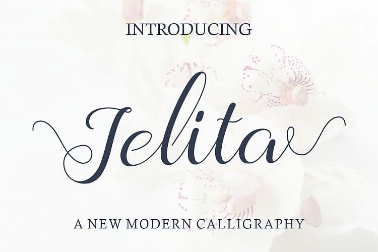 Jelita Calligraphy Font