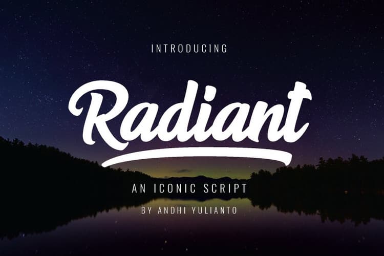 Radiant Bold Script Font