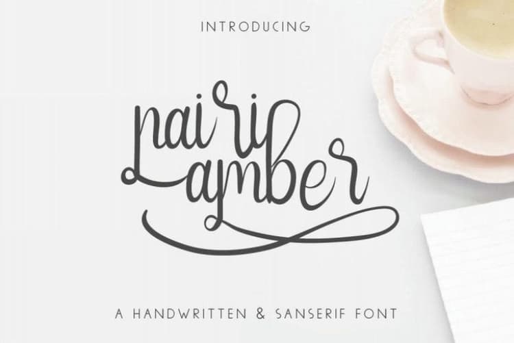 NairiAmber Font Duo