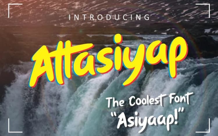 Attasiyap Script Font
