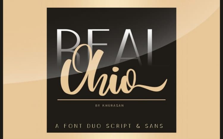 Real Ohio Font Duo