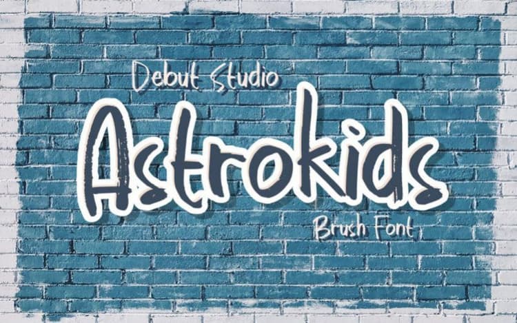 Astrokids Brush Font