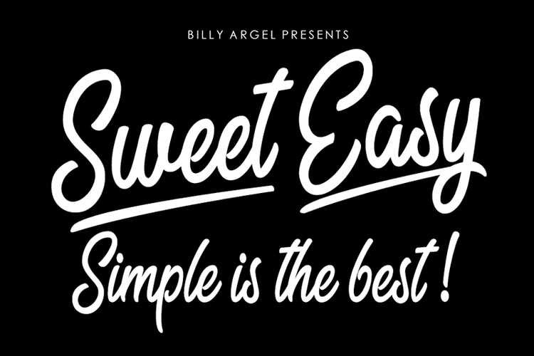 Sweet Easy Font