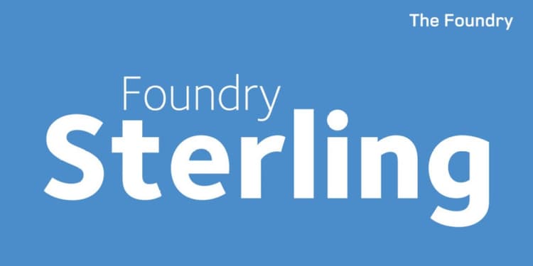 Foundry Sterling Font Family