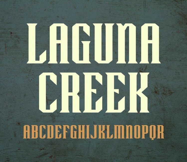 Laguna Creek Font
