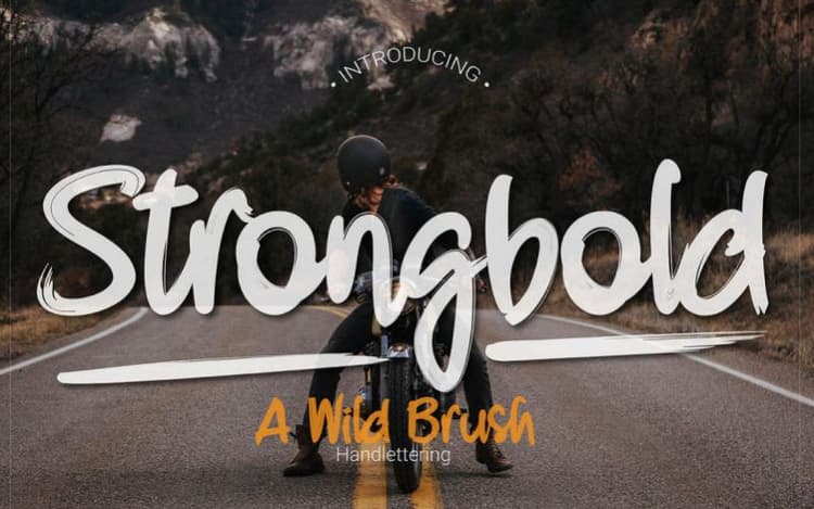 Strongbold Brush Font