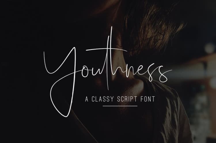 Youthness Script Font