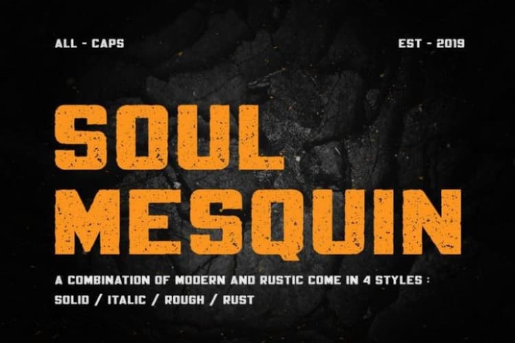 Mesquin Typeface
