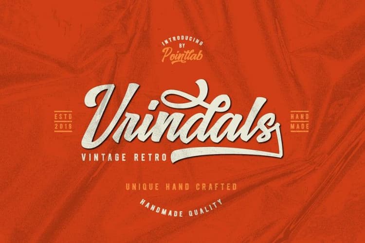 Vrindals Script Font