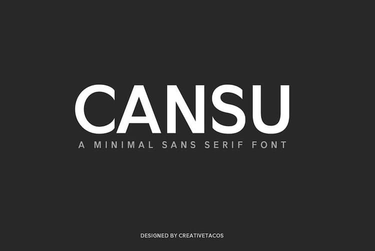 Cansu Sans Serif Font Family